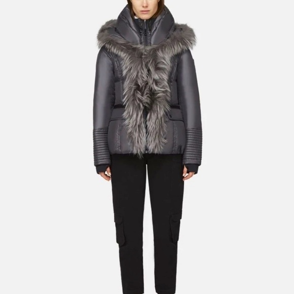 Rudsak Woman’s Winter Coat with real fur in PERFECT CONDITION- Size S - Picture 2 of 3